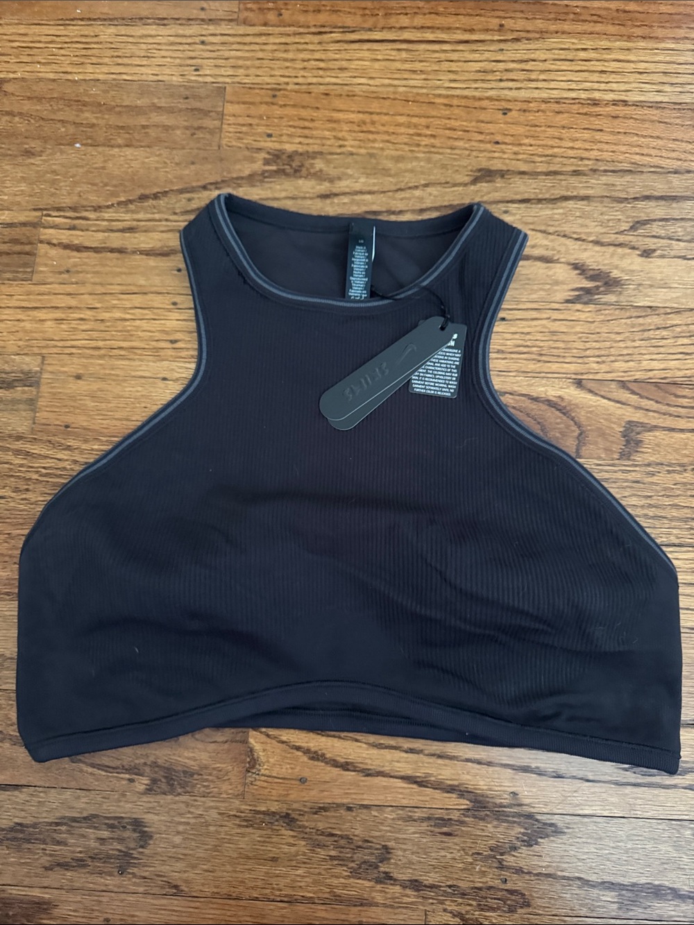 🖤 NikeSKIMS Racer Front Bra | Obsidian | Large | NWT